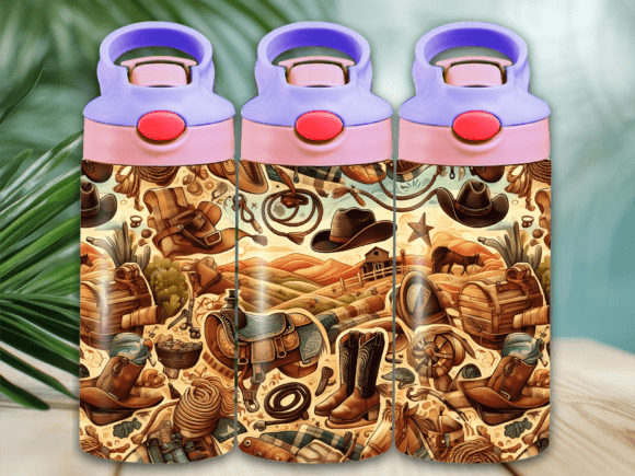 Download Rustic Western Gear Kids Tumbler Wrap - Kids tumbler wrap Collection